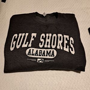 Grey Gulf Shores Alabama sweatshirt